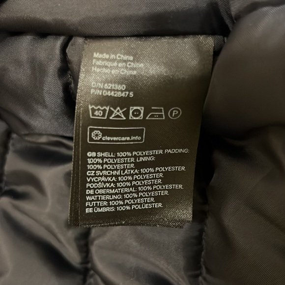 Men Quilted Jacket Navy H&M - Size 42R - Picture 5 of 6